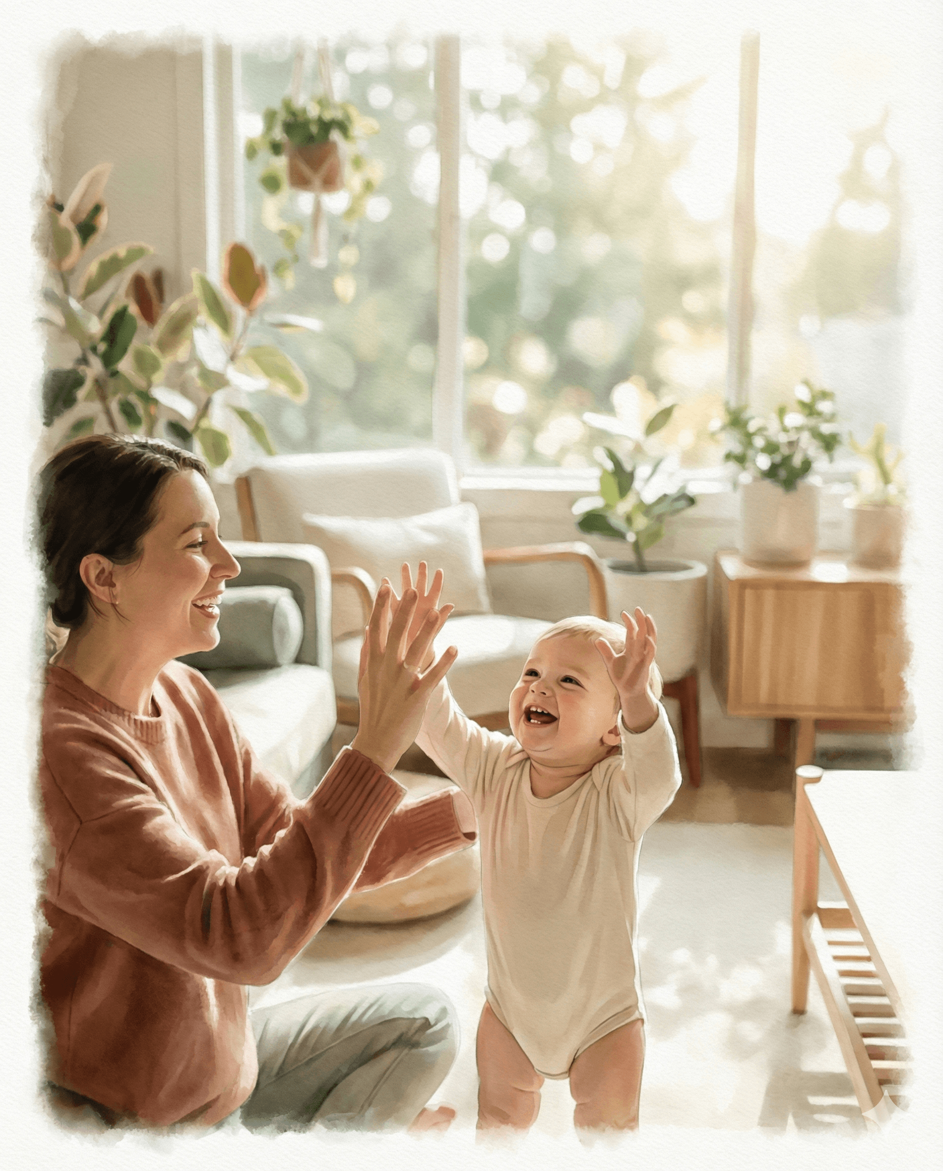 Parent and child together